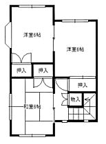 一条鹿島コーポ B号室 ｜ 茨城県鹿嶋市大字宮中（賃貸アパート3LDK・2階・79.50㎡） その2