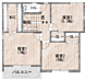 間取り：２階間取図：WICがたっぷり付いて、収納たっぷり。収納家具が要らない分、お部屋を広々使えます。