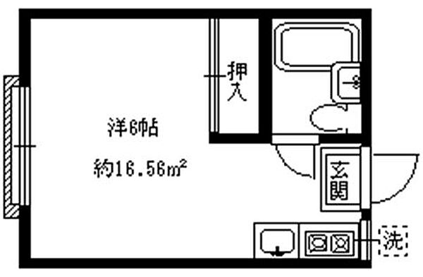 アーバンエミ 201｜東京都葛飾区高砂３丁目(賃貸アパート1R・2階・16.56㎡)の写真 その2