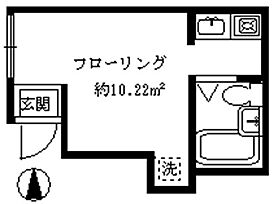 ラウム・アイ 102 ｜ 東京都新宿区矢来町26（賃貸アパート1R・1階・10.22㎡） その2