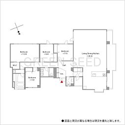 モテキビル 4LDKの間取図画像