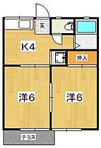 さきだハイツ 1-A ｜ 神奈川県小田原市南鴨宮3丁目51-15（賃貸アパート2K・1階・34.71㎡） その2