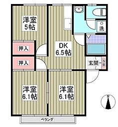 ライフ・ニューコーポB 2階/201