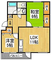 国土コーポ諏訪ノ森B棟  ｜ 大阪府堺市西区浜寺諏訪森町西２丁（賃貸マンション2LDK・4階・42.93㎡） その2