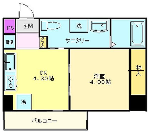 プログレス　アペゼ ｜大阪府堺市北区長曽根町(賃貸マンション1K・4階・25.00㎡)の写真 その2