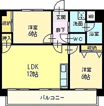 サニーコート中百舌鳥  ｜ 大阪府堺市北区中百舌鳥町４丁（賃貸マンション2LDK・4階・51.03㎡） その2