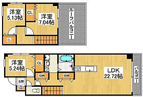 （仮称）エフイー堺  ｜ 大阪府堺市北区北長尾町１丁（賃貸マンション3LDK・6階・89.17㎡） その2