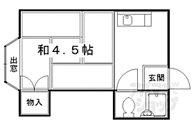 京都府京都市上京区仁和寺御前通西入ル下横町（賃貸マンション1K・4階・13.91㎡） その2