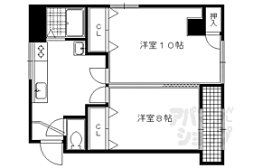 京都府京都市上京区日暮通出水上ル秤口町（賃貸マンション2K・4階・47.26㎡） その2