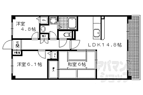 京都府京都市北区上賀茂松本町（賃貸マンション3LDK・2階・67.20㎡） その2