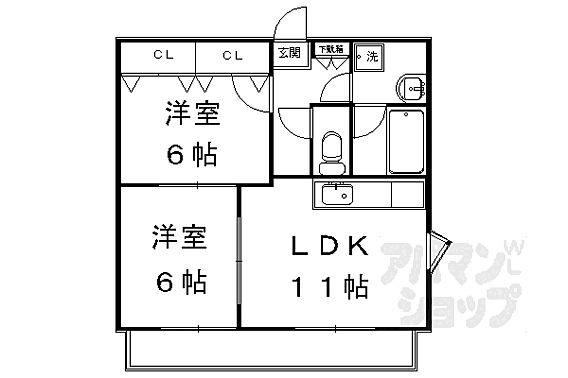 スクエアコート_間取り_0