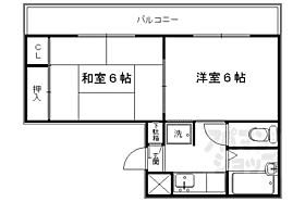 京都府京都市北区紫竹栗栖町（賃貸マンション2K・2階・30.83㎡） その2