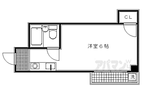 京都府京都市上京区蛭子町（賃貸マンション1K・3階・17.56㎡） その2