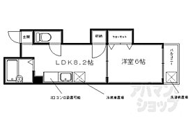 京都府京都市上京区大宮通寺ノ内上ル北仲之町（賃貸マンション1DK・4階・27.54㎡） その2