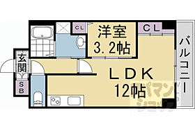 京都府京都市北区衣笠北天神森町（賃貸マンション1LDK・4階・40.25㎡） その2