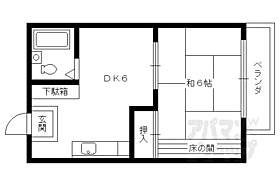 京都府京都市北区上賀茂豊田町（賃貸マンション1DK・2階・20.00㎡） その2