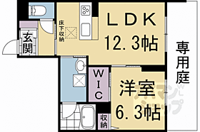 京都府京都市上京区小川通出水上る茶屋町（賃貸アパート1LDK・1階・47.01㎡） その2