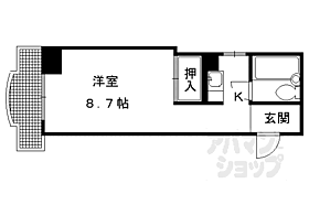 ＳＡＭＳＱＵＡＲＥ銀閣寺道 402 ｜ 京都府京都市左京区浄土寺上馬場町（賃貸マンション1K・4階・26.30㎡） その2