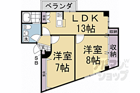 京都府京都市東山区鐘鋳町（賃貸マンション2LDK・2階・59.03㎡） その2