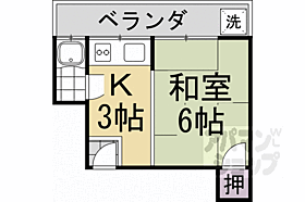 石川ハイツ 202 ｜ 京都府京都市左京区上高野諸木町（賃貸アパート1K・2階・17.32㎡） その2