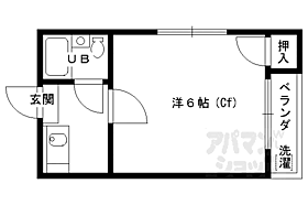 京都府京都市北区等持院西町（賃貸アパート1K・1階・18.00㎡） その2