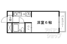 京都府京都市左京区松ケ崎西山（賃貸マンション1K・3階・17.10㎡） その2