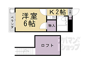 ＡＸＩＳ　Ｉ 104 ｜ 京都府京都市左京区一乗寺東水干町（賃貸アパート1K・1階・18.00㎡） その2