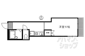 パフィオ聖護院 201 ｜ 京都府京都市左京区聖護院山王町（賃貸アパート1K・2階・23.00㎡） その2