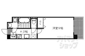 ウィステリア四番館 103 ｜ 京都府京都市左京区岩倉幡枝町（賃貸マンション1K・1階・27.62㎡） その2