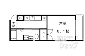 京都府京都市北区小山西大野町（賃貸マンション1K・4階・22.95㎡） その2