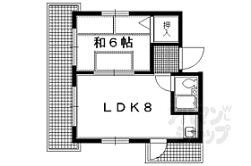 京都府京都市左京区高野清水町（賃貸マンション1LDK・4階・28.41㎡） その2