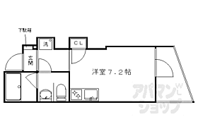 Ｇｒａｎ　ｄｅ　Ｃｏｕｒｔ　Ｓｈｕｇａｋｕｉｎ 103 ｜ 京都府京都市左京区山端川原町（賃貸マンション1R・1階・20.80㎡） その2