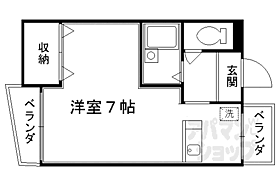 京都府京都市北区衣笠高橋町（賃貸マンション1K・1階・19.09㎡） その2