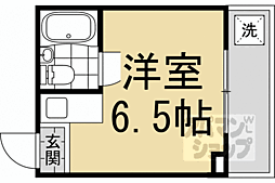 ヴィラサンモリッツ ワンルームの間取図画像