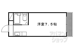 ハイツチロル ワンルームの間取図画像