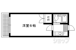 宮田ハイツ 1Kの間取図画像