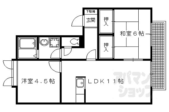 フローラル北山1_間取り_0