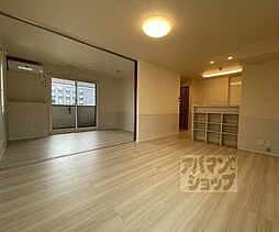 京阪本線 三条駅 徒歩3分の賃貸アパート 2階2LDKのリビング/ダイニング