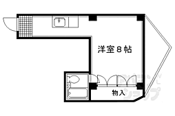 グリーンシティ清水 3階1Kの間取り