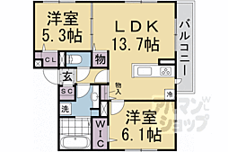 京都市営烏丸線 北大路駅 徒歩27分 3階/-