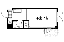 フォレスト 1Kの間取図画像