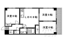 ハイムフロイデン一乗寺 6階