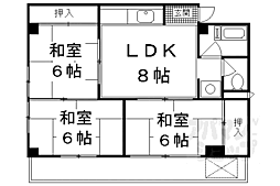 京都市営烏丸線 北大路駅 徒歩25分 2階/-