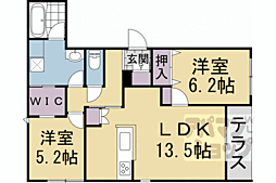 京都市営烏丸線 北大路駅 徒歩27分 2階/-