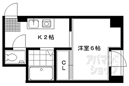 アベニューセブンセブン 1Kの間取図画像