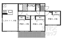 物件の間取り