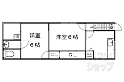 京福電気鉄道北野線 北野白梅町駅 徒歩17分 2階/-