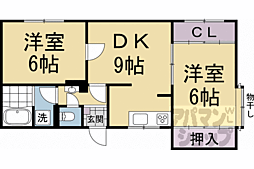 大塚マンション 2DKの間取図画像