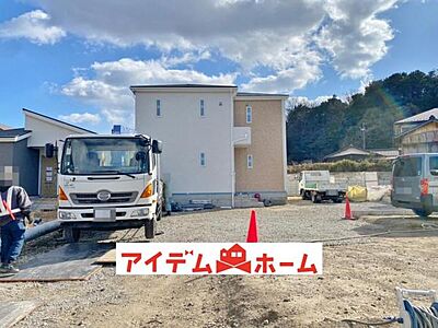 外観：〇●3号棟(撮影2025年1月)●〇 完成間近内覧可能　　　　　　　　　　　　 アイデムホーム南店は緑区役所から徒歩2分 水曜日も営業しております　　　　　 