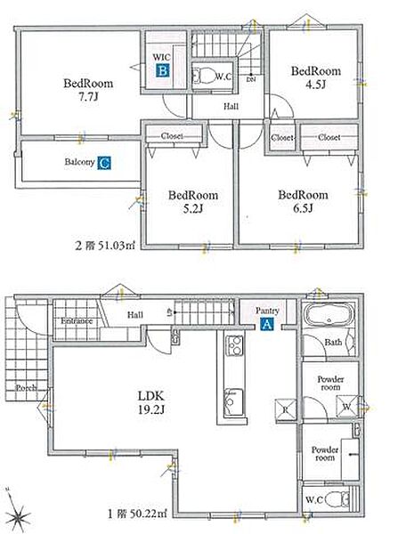 間取りを拡大表示